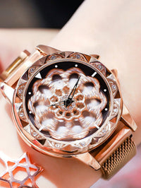 <tc>Náramkové hodinky Latyshia ružovo-zlaté</tc>