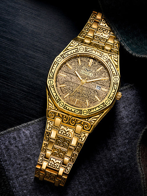 <tc>Náramkové hodinky Ralphy zlaté</tc>