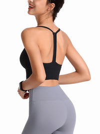 SPORT SEEMLEAS BRA CAMELAI black