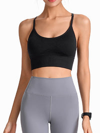 SPORT SEEMLEAS BRA CAMELAI black