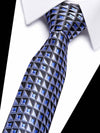 <tc><!-- x-tinymce/html -->3-dielna sada kravát Chess biela, modrá, tmavomodrá</tc>