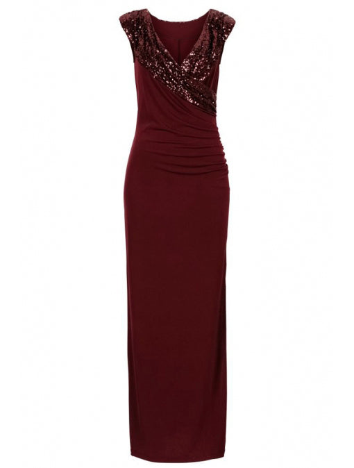 ELEGANT EVENING DRESS JADA burgundy