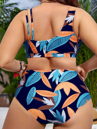 <tc>BIKINI BELANDA modro oranžová</tc>