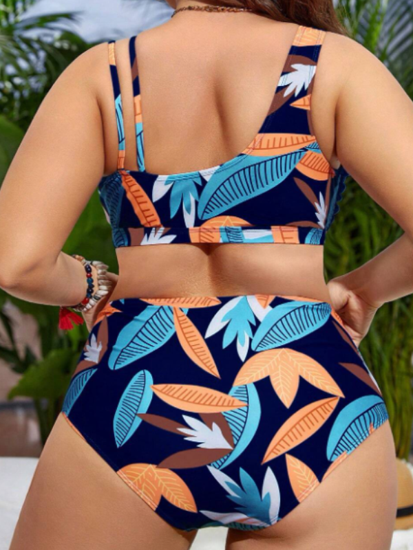 <tc>BIKINI BELANDA modro oranžová</tc>
