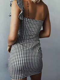<tc>Mini šaty Paggy čierno-biele</tc>