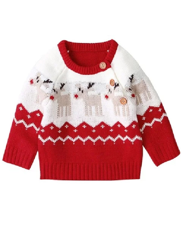 <tc><!-- x-tinymce/html -->Detský vianočný sveter Breeya červený</tc>