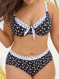 <tc>Dvojdielne plavky s vysokým pásom Helaine čierne</tc>