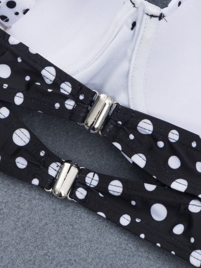 <tc>Dvojdielne plavky s vysokým pásom Helaine čierne</tc>