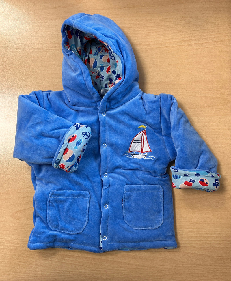 <tc>Detský kabátik Klipotiney modrý</tc>