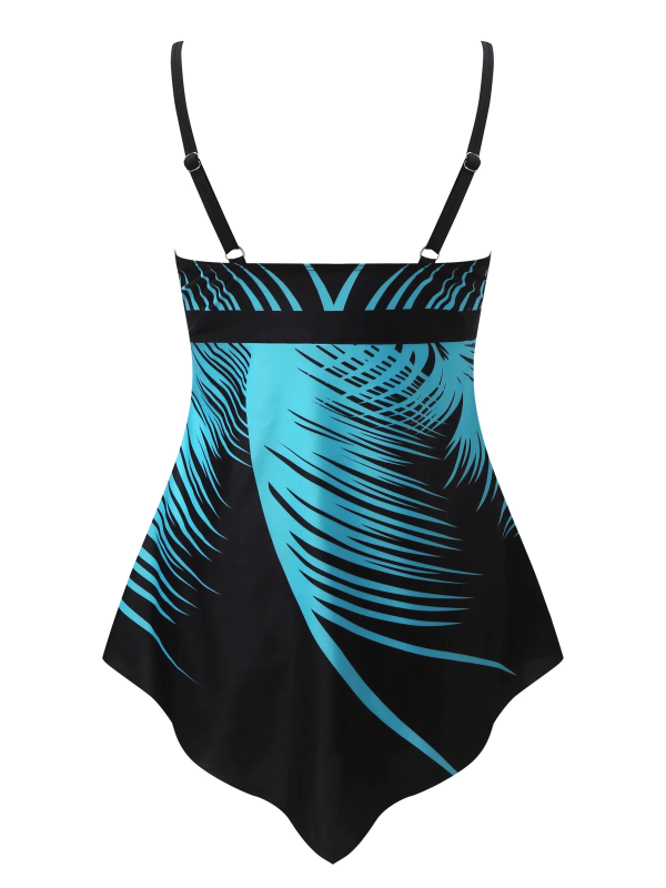 TANKINI AMETYST čierna a modrá