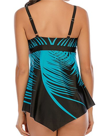 TANKINI AMETYST čierna a modrá