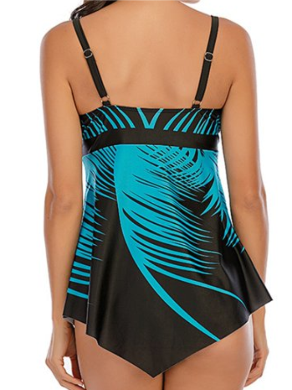 TANKINI AMETYST čierna a modrá