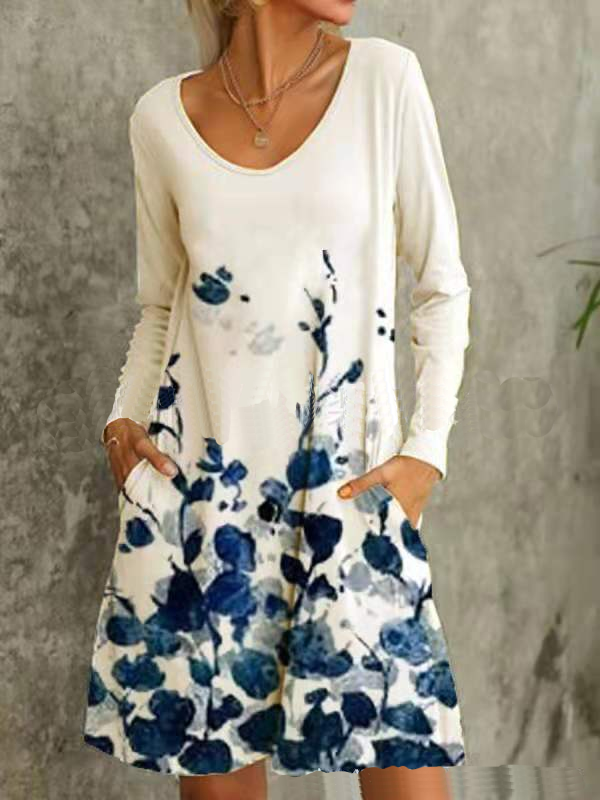 ELEGANTNÉ ŠATY KINGA bielo-modré