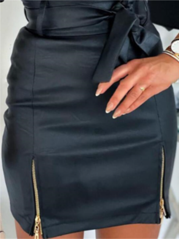 <tc>Koženková sukňa Tabia čierna</tc>