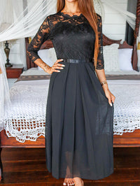 <tc>Maxi šaty Netty čierne</tc>