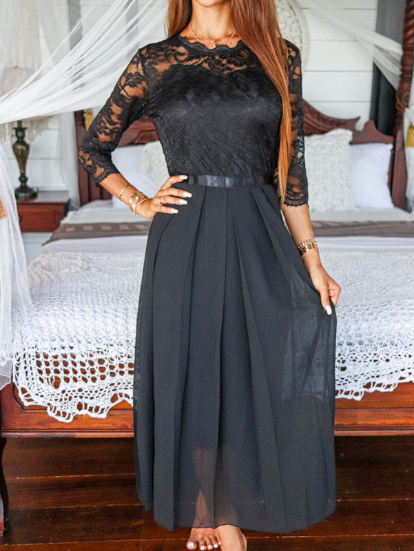 <tc>Maxi šaty Netty čierne</tc>