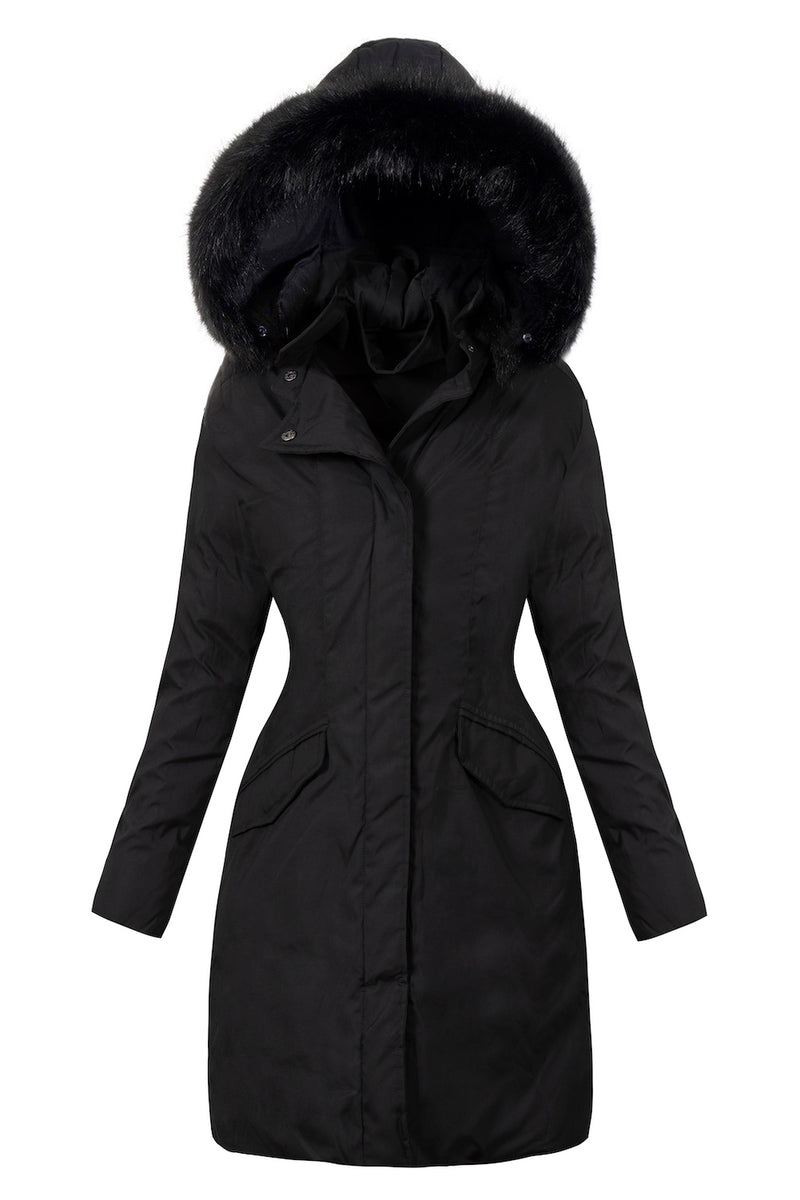 <tc>Zimný kabát Kerena čierny</tc>