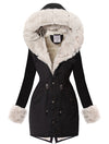 <tc>Parka kabát Elora čierno-béžový 2</tc>