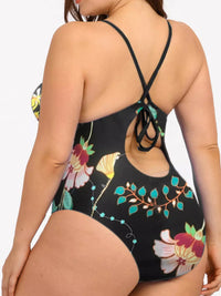 <tc><!-- x-tinymce/html -->Jednodielne plavky monokiny s potlačou kvetov Rosalinde čierne</tc>