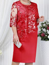 <tc>Elegantné šaty Virgino červené</tc>