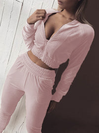 2 PIECE SET CLARON pink