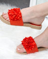<tc>Kvetinové sandále Rubie oranžové</tc>