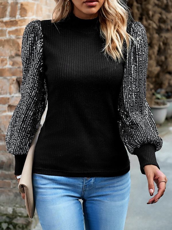 <tc>Elegantná blúzka Elviton čierna</tc>