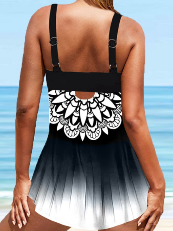 TANKINI EZRA čierno-biele