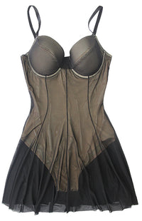 <tc>Plus size plavky Thresa čierne</tc>