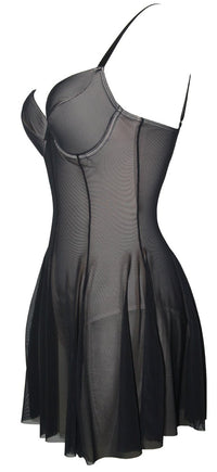 <tc>Plus size plavky Thresa čierne</tc>