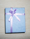 <tc>Darčekový modrý box Retiazka v tvare ruže Florie ružovo-zlatý</tc>