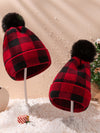 <tc>Set čiapky pre dospelého a dieťa Grania červený</tc>