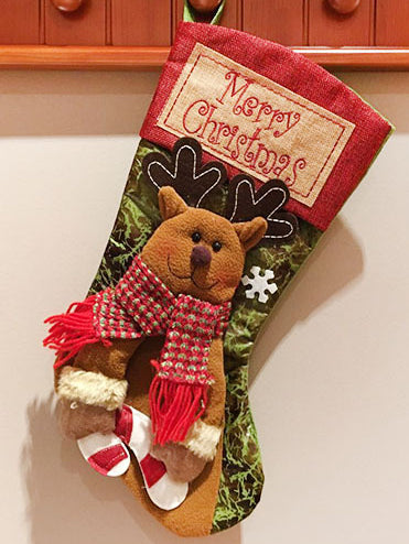 <tc>Vianočná dekorácia darčeková ponožka Fargy červená 3</tc>