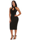 ELEGANT MIDI DRESS GITTA black