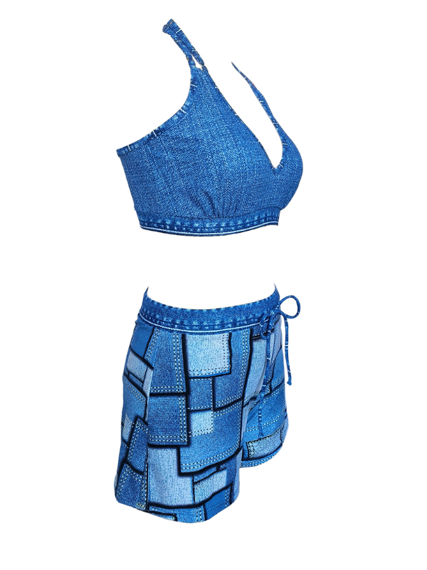 <tc>Modré džínsy BIKINI WALINDA</tc>