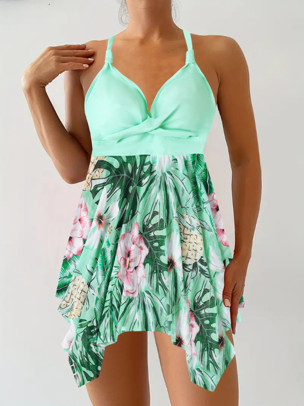 <tc>TANKINI JACINDA tmavomodré a čierne </tc>