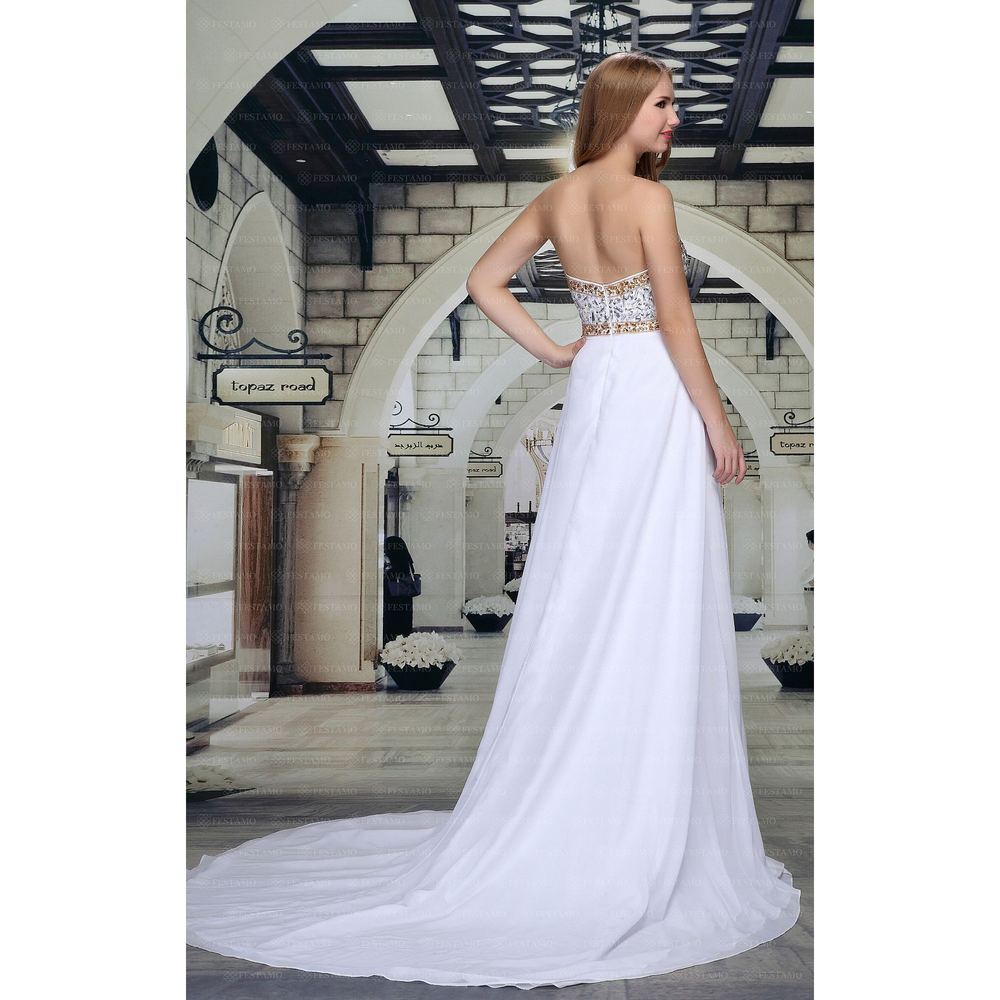 EVENING DRESS BLUSSIE white