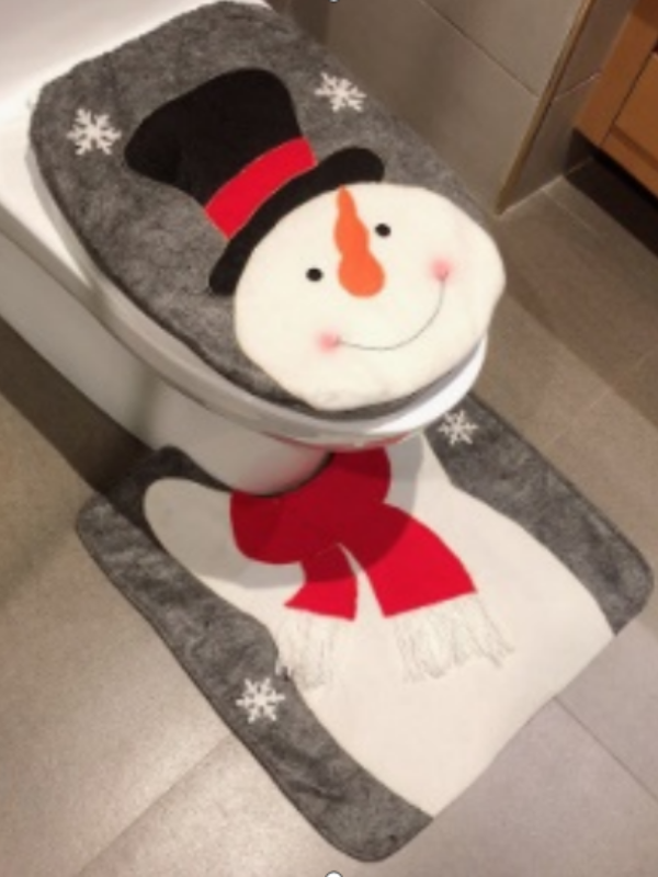 CHRISTMAS SET SNOWEY dark grey