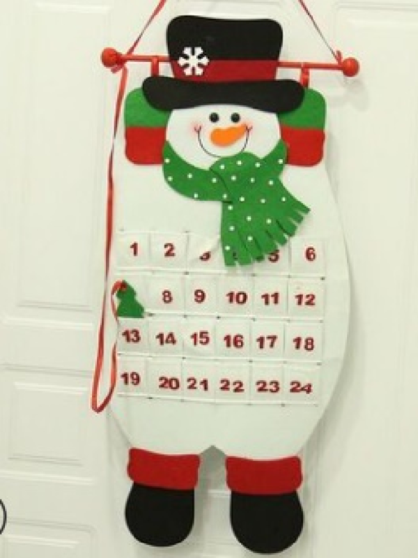 ADVENT CALENDAR FOR CHRISTMAS CHRISSY white