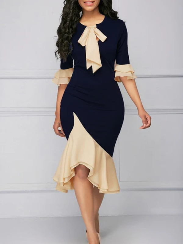 ELEGANT DRESS FESTAKIA blue