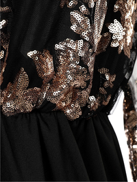 Elegantné šaty Elisabetta čierne