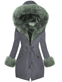 <tc>Parka kabát Elora šedý</tc>