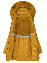 <tc>Dlhý kabát Busana žltý</tc>