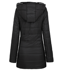 Dlhá zimná bunda Lellita čierna