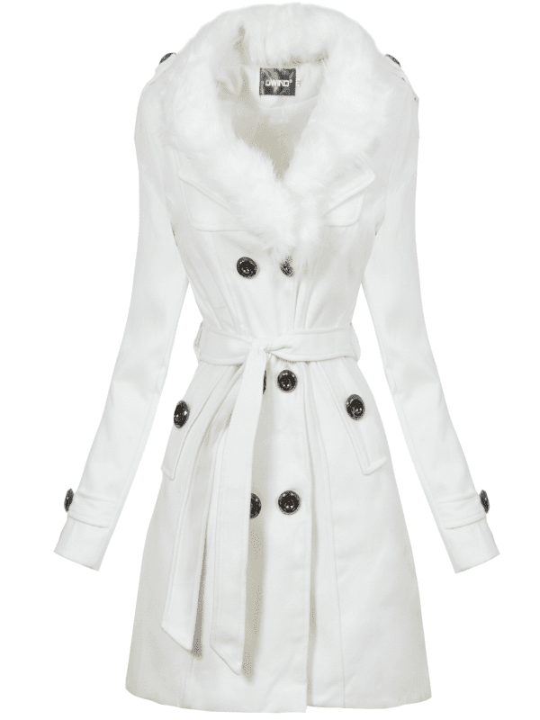 <tc>Elegantný kabát Halie biely</tc>