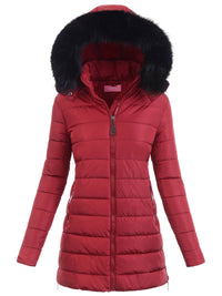WINTER LONG JACKET ANABELLE red