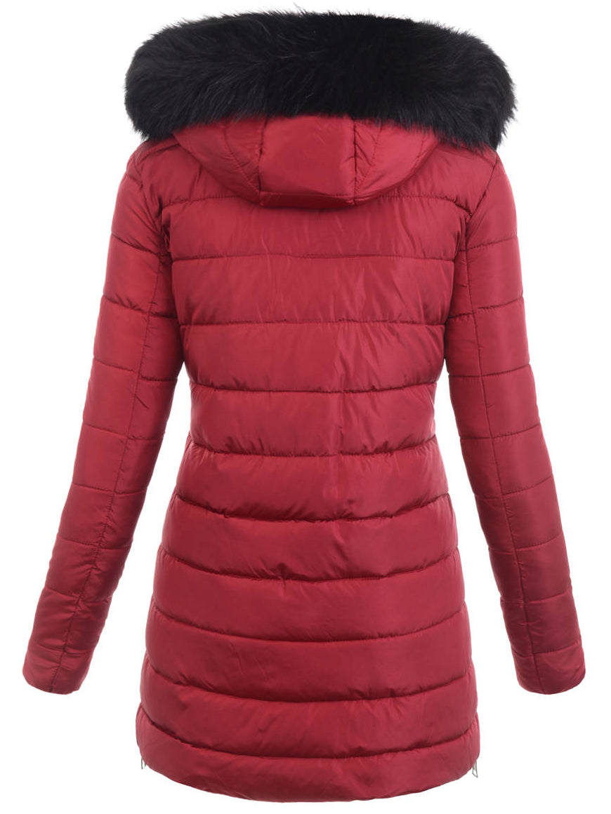 WINTER LONG JACKET ANABELLE red
